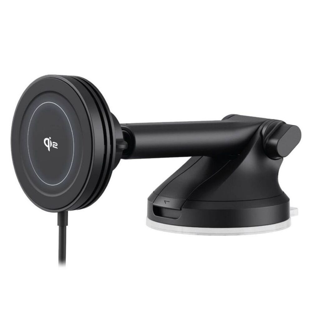 iOttie -  Velox Mini Qi2 Wireless Dash & Windshield C Black